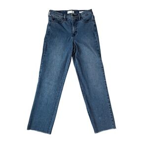 Social Standard Sanctuary Jeans Womens 4 High Rise Crop Straight Leg Denim‎